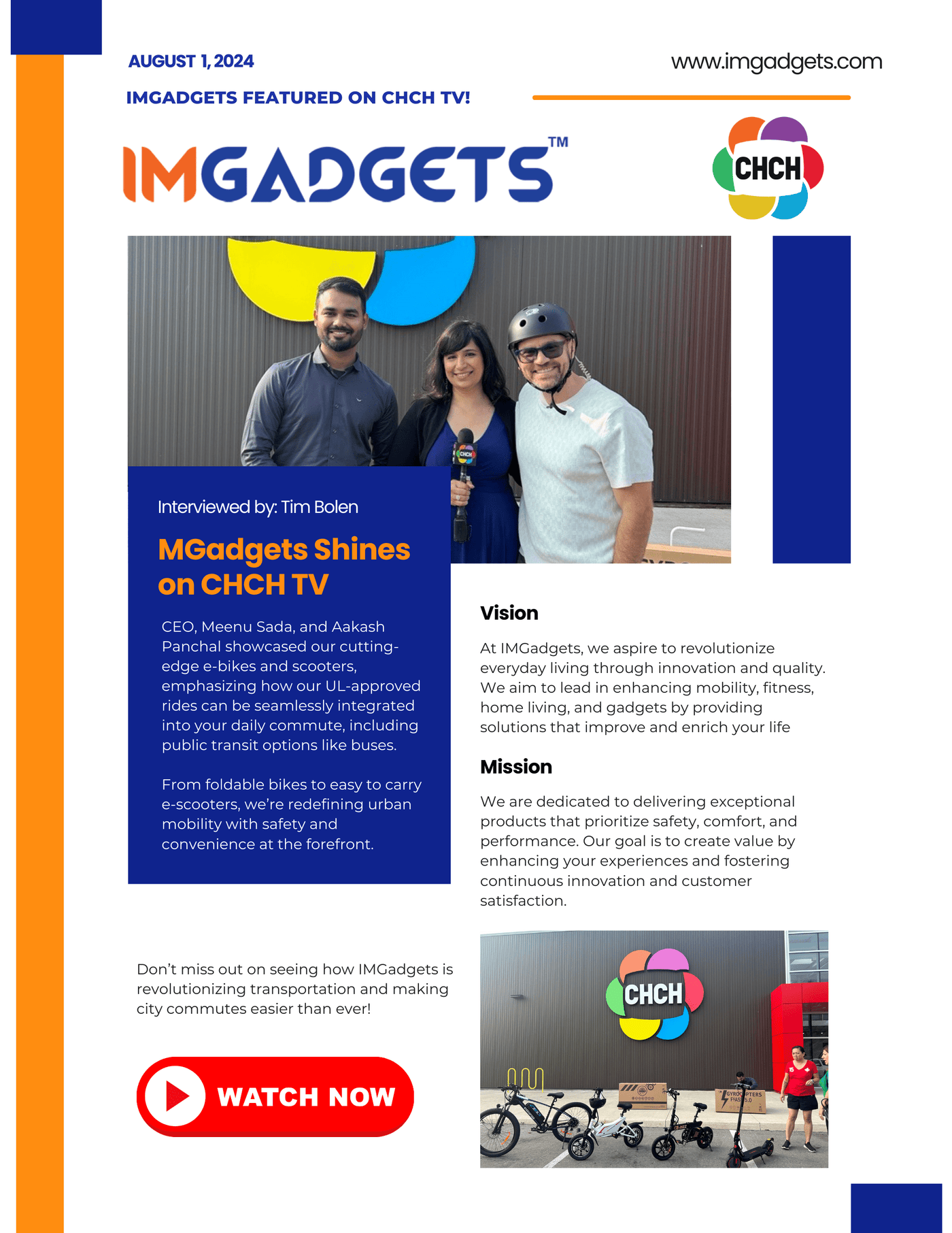 IMGadgets Shines on TV