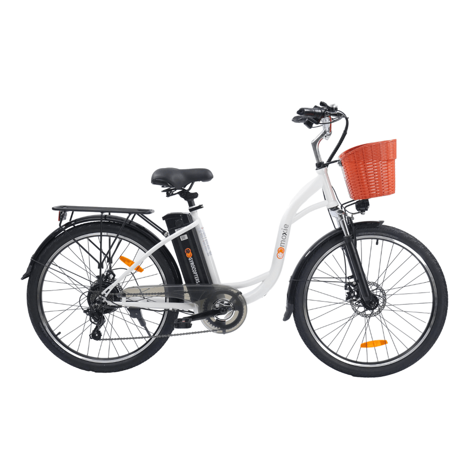 Refurbished Gyrocopters Moxie Electric Bike |City and Beach e-bike | Speed up to 32km | Range up to 75 km | Shimano Speed Gear | Dual Disk Brakes| Durable carriage