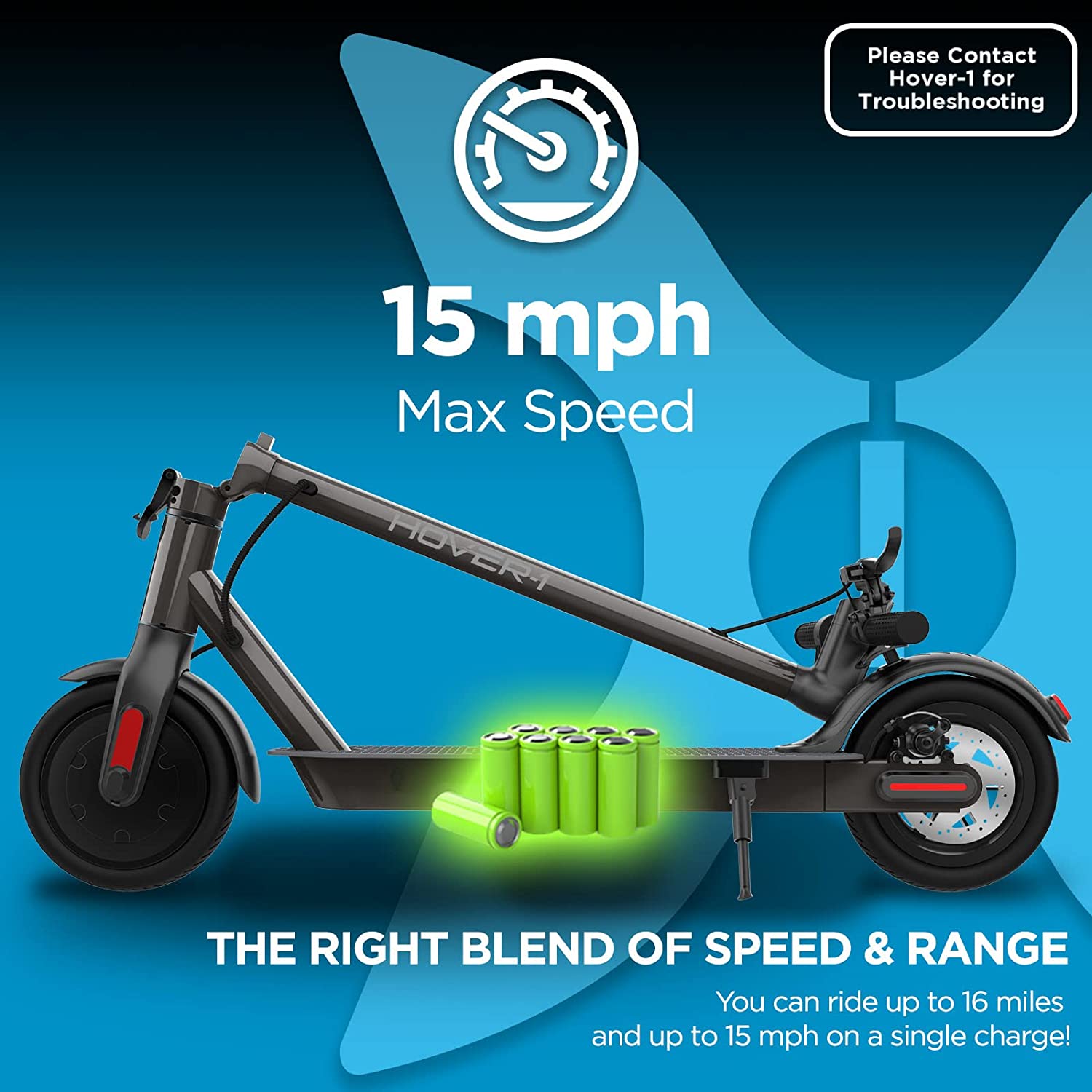 Re certified Hover 1 Journey Electric Scooter with in built cruise con IMGadgets