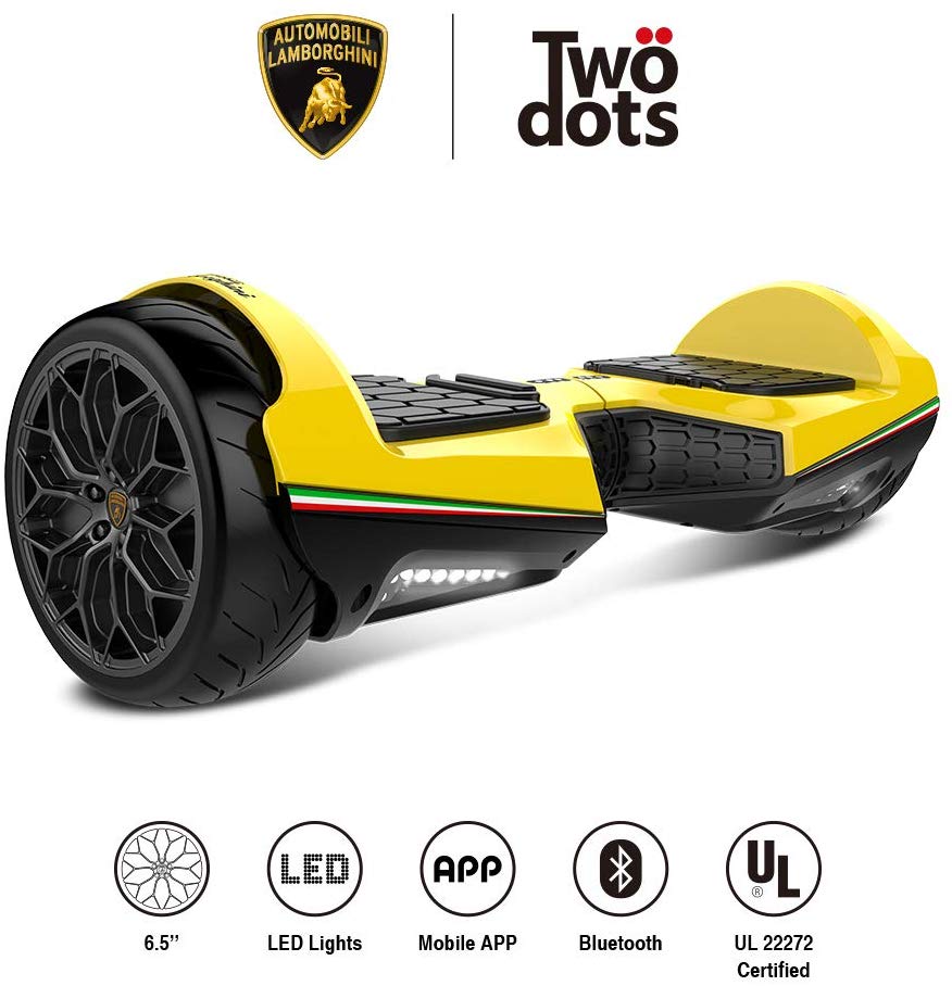 Lamborghini 6.5 All Terrain Hoverboard Yellow Authentic Branded