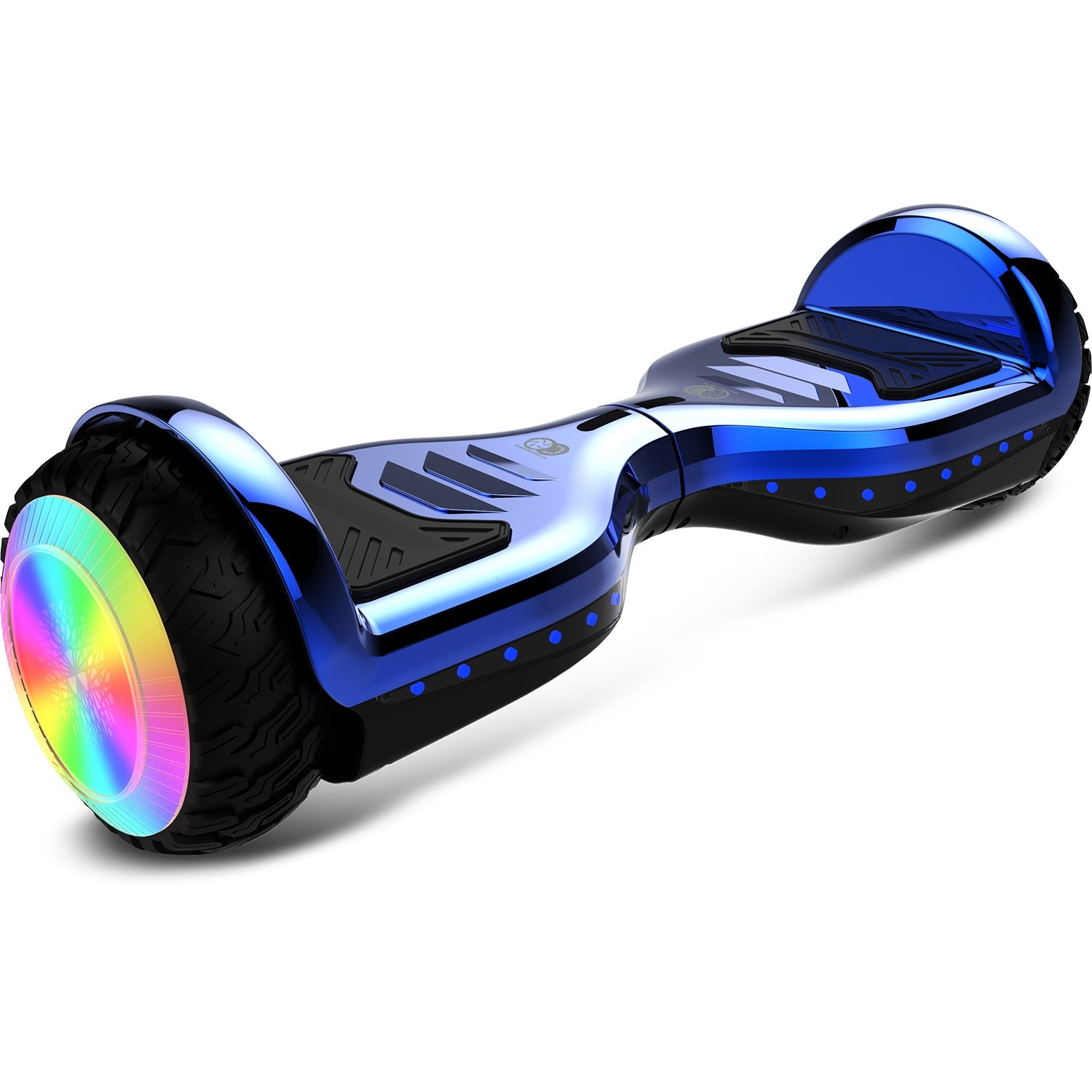 Gyrocopters Bluetooth Hoverboard PRO 6.0 Chrome Blue No Fall